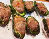 クミン香るピーマンのスパイシー肉詰め作り方6写真