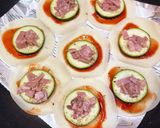 餃子の皮&ズッキーニで簡単おつまみ♪作り方4写真