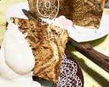 大絶賛！コーヒーマーブルシフォンケーキ作り方16写真