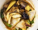 根菜茄子きな粉コク旨生姜味噌味野炒め作り方17写真