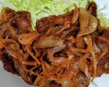 厚切り豚肉のトンテキ～♡スタミナ料理♪作り方9写真