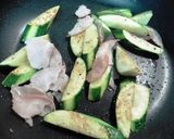 ズッキーニとハムの味噌チーズグラタン作り方2写真