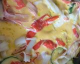 カニかまとズッキーニの玉子焼き作り方5写真