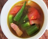 自家製ブイヨンの夏野菜コンソメスープ作り方8写真