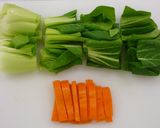 Caたっぷり！油揚げと青梗菜の煮びたし作り方1写真