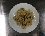 【学校給食】明日葉のジェノベーゼ風パスタ作り方3写真