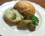 発酵空豆入りポテトサラダのサンドイッチ作り方5写真