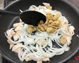 【学校給食】明日葉のジェノベーゼ風パスタ作り方9写真