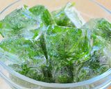 青じそを氷に閉じ込めてひんやり麺♪作り方4写真