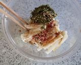 長芋と梅のめかぶ和え♡作り方4写真