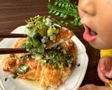 鶏むね肉のニラネギ塩麹レモンダレ作り方9写真
