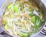 なめこと豆富・じゃがいもの味噌汁作り方4写真