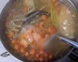 なめこと豆富・じゃがいもの味噌汁作り方6写真