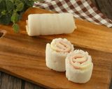 レンジで簡単!ハムチーズロール蒸しパン作り方6写真