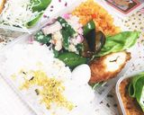 2色のご飯のお弁当作り方3写真