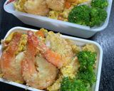 マヨで味付け粉チーズパン粉のエビフライ風作り方6写真
