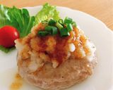 やわらか～♪ 和風おろし黒豚ハンバーグ作り方3写真