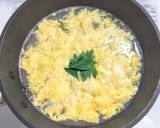 手作りカッテージチーズのホエーで卵スープ作り方3写真