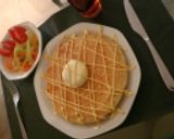 ❤簡単！朝ごパンケーキ×ネギマヨチーズ❤作り方7写真