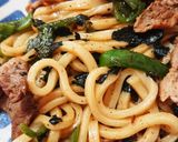 めんつゆで簡単！美味しい！焼きうどん！作り方6写真
