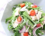 ささみと水菜のサラダ作り方7写真