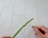 【レンジで】さやいんげんの胡麻和え作り方1写真