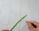 【レンジで】さやいんげんの胡麻和え作り方1写真