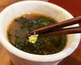 蕎麦湯のあおさ汁作り方2写真