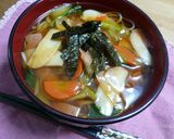体も温まる♪ピリ辛野菜たっぷりうどん作り方11写真
