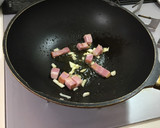 超簡単！ひらたけとベーコンのニンニク炒め作り方2写真