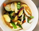 肉無根菜たっぷりきな粉ジンジャー野菜炒め作り方16写真