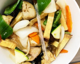 肉無根菜たっぷりコク旨生姜味野菜炒め作り方17写真