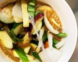 肉無根菜たっぷりきな粉ジンジャー野菜炒め作り方17写真
