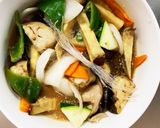 肉無根菜たっぷりコク旨生姜味野菜炒め作り方18写真