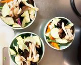 きな粉ケチャ味噌味豚こま大根青椒肉絲風作り方10写真