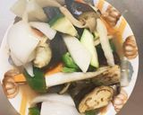 簡単きな粉梅味噌味豚こま大根青椒肉絲風作り方13写真