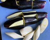 揚げない!なすと長ネギの揚げ浸し風作り方1写真