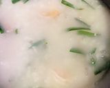 海老とニラのお粥♡中華粥風作り方5写真