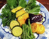 夏野菜の揚げ浸し(好みの野菜で)作り方8写真