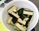 3分夕食★コンロ不要☆ズッキーニ揚げ浸し作り方3写真