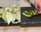 鶏レバーの甘辛野菜炒め作り方3写真