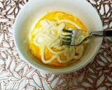 簡単2分♡　レンジでたまごホットサンド作り方2写真