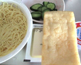 木綿豆腐と油揚げのせ、中華そうめん作り方2写真