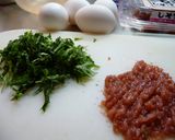 梅シソで♪さっぱり卵焼き作り方1写真