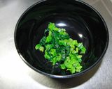 ホウレン草の玉子焼き☆作り方1写真
