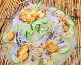 野菜いっぱい！鯵のカルパッチョ♪作り方9写真