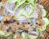 野菜いっぱい！鯵のカルパッチョ♪作り方8写真