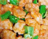 シンプル!鶏ももとピーマンの炒め物♪作り方7写真