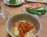 トマトとネギ、生姜のタレ（そうめん）作り方4写真