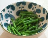 三度豆のごま和え作り方3写真